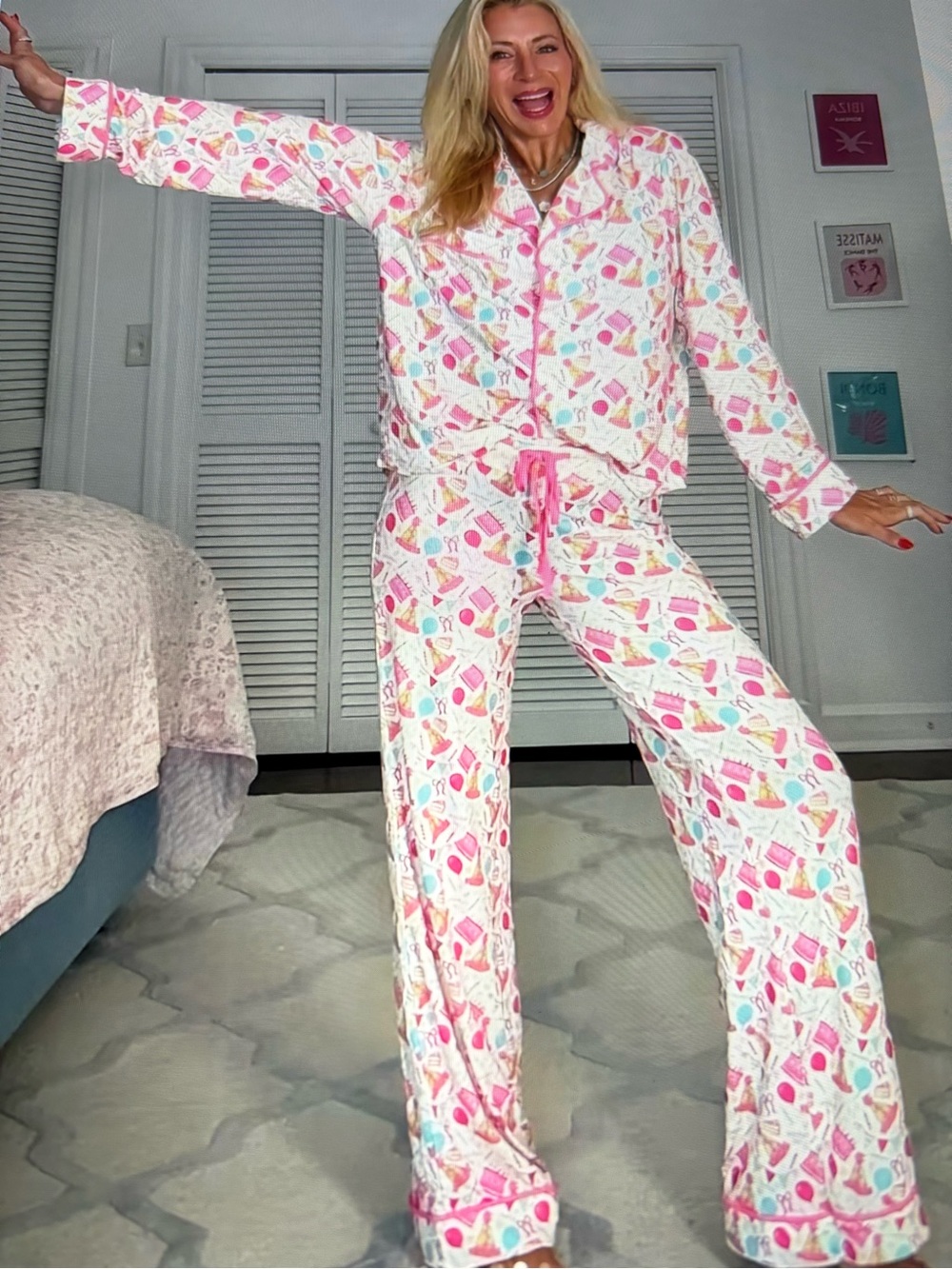 New in Package Jordan Jammie’s Birthday Queen Print Pajama Set